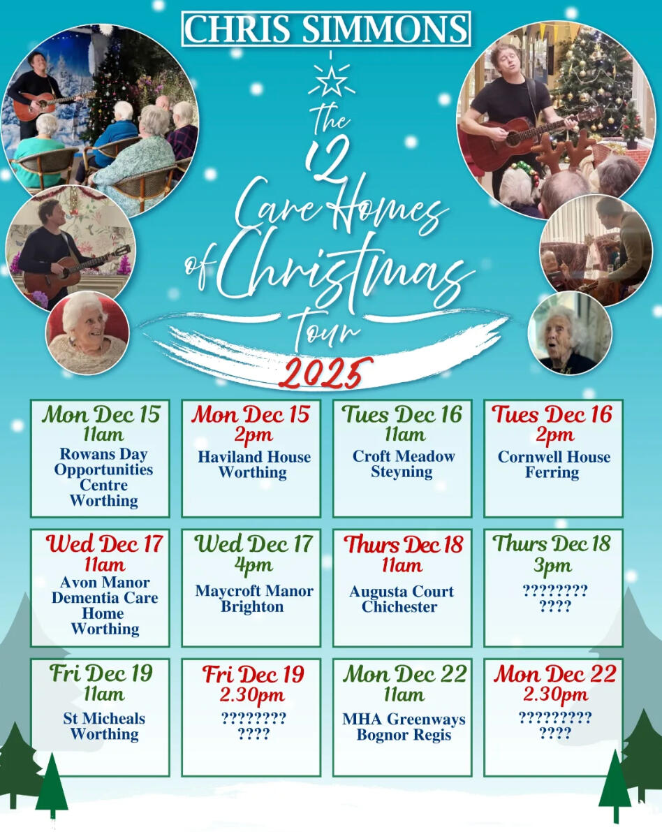 Chris Simmons - 12 Care Homes of Christmas